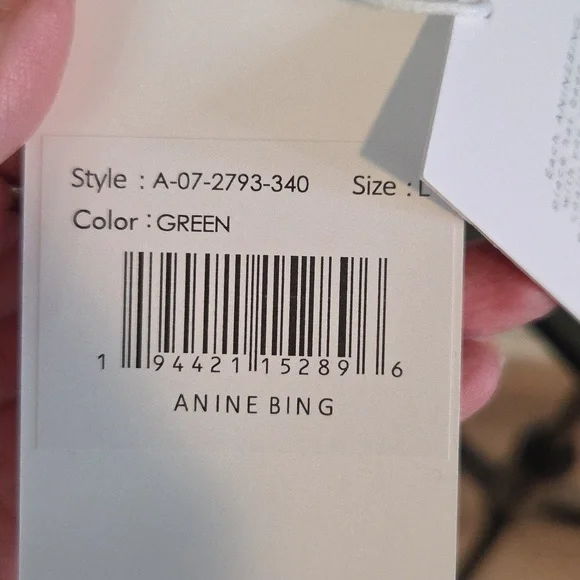 Anine Bing NWT silk "Mandy" camisole Sz L - Picture 6 of 10